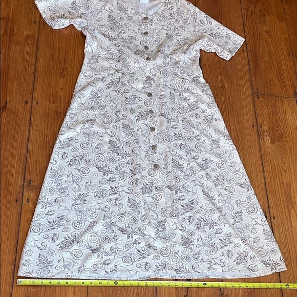 Gorgeous Chico's Design Silk Button-Front Dress (Sz 2) - Picture 12 of 14
